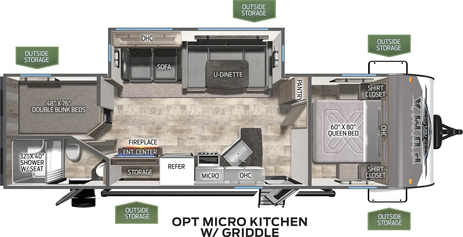 Puma 28DBFQ - DSO Floorplan
